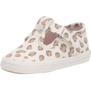 Keds Baby Champion T-Strap Sneakers Leopard Baby Girl Size 3M